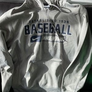 Grey Baseball Hall of Fame Nike Sweatshirt